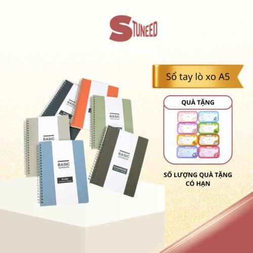 Sổ tay A5 ghi chép phong cách tối giản