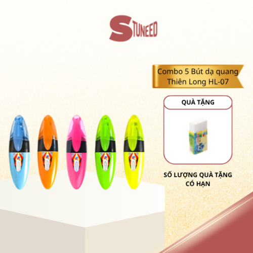 Combo 5 but da quang Thien Long HL-07 chinh hang nhieu mau