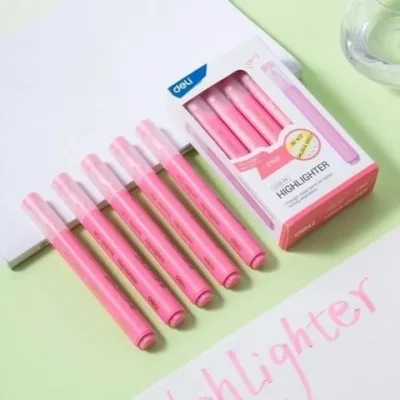 but highlight deli pastel mau sac nhe nhang giup ghi chu dep mat