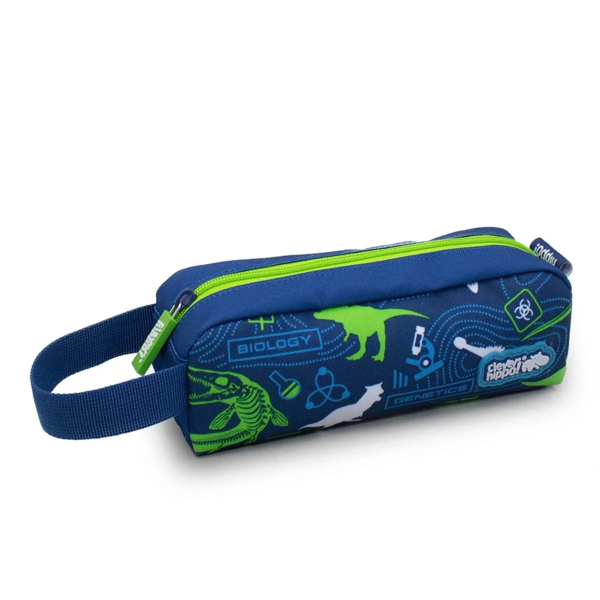bóp viết vải classic khủng long siêu đẳng - clever hippo hd0127/blue - Ảnh 4
