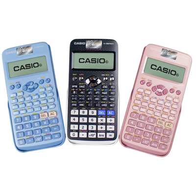 may tinh casio fx-580vn mau xanh, den, hong